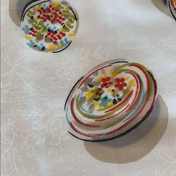 Vintage mid century flowered hat design scarf - Picture 5 of 8